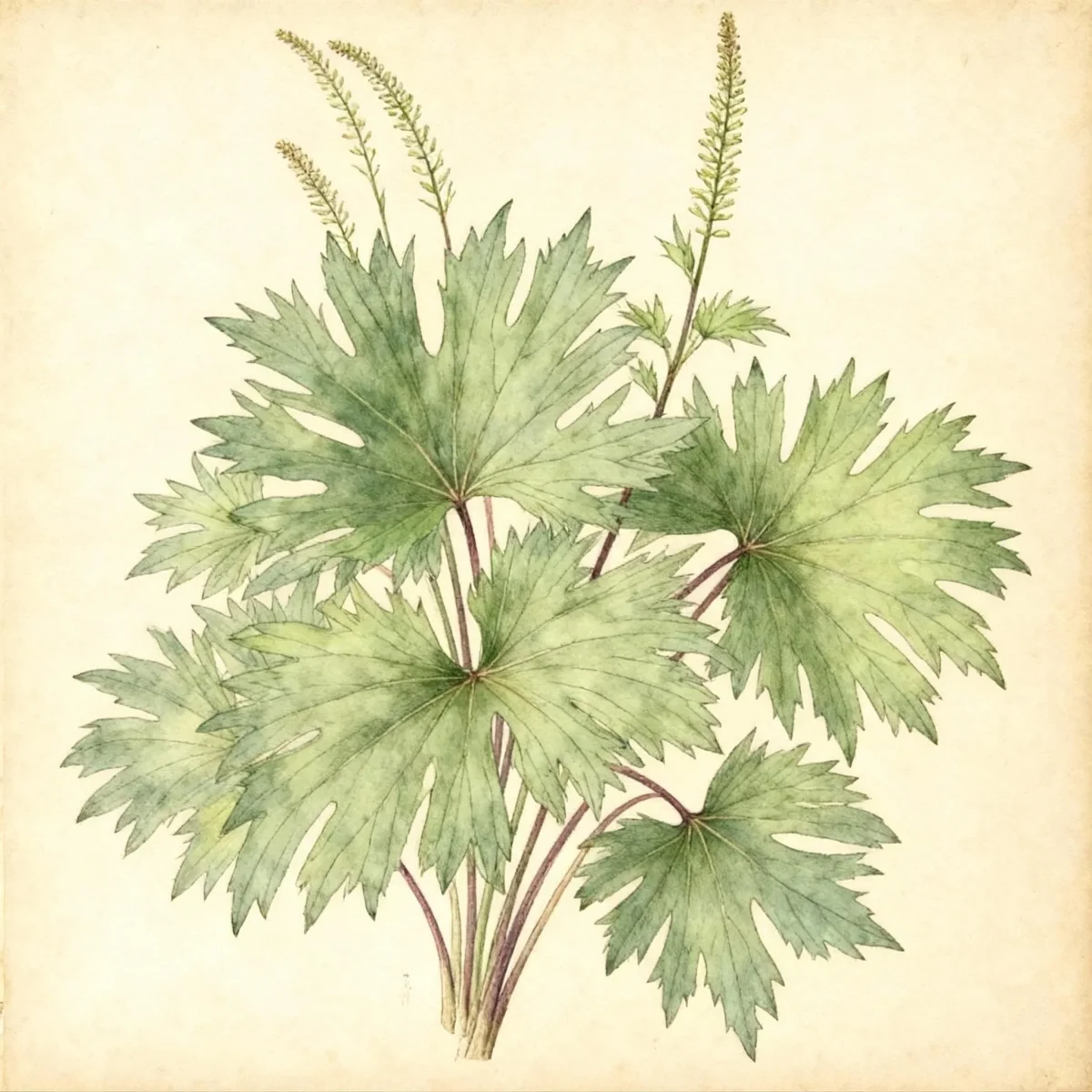 Leopard plant (Ligularia przewalskii)