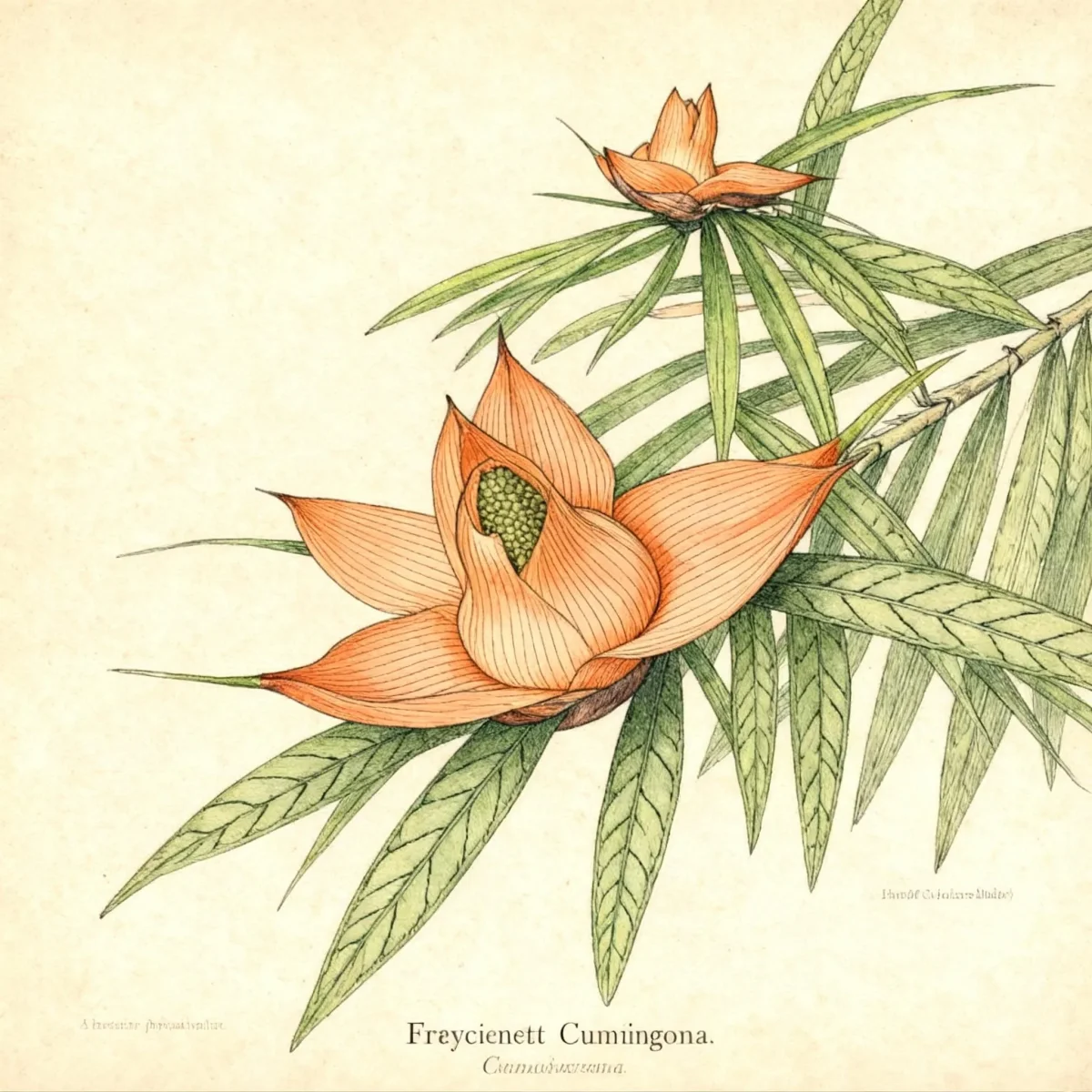 Freycinetia (Freycinetia cumingiana)