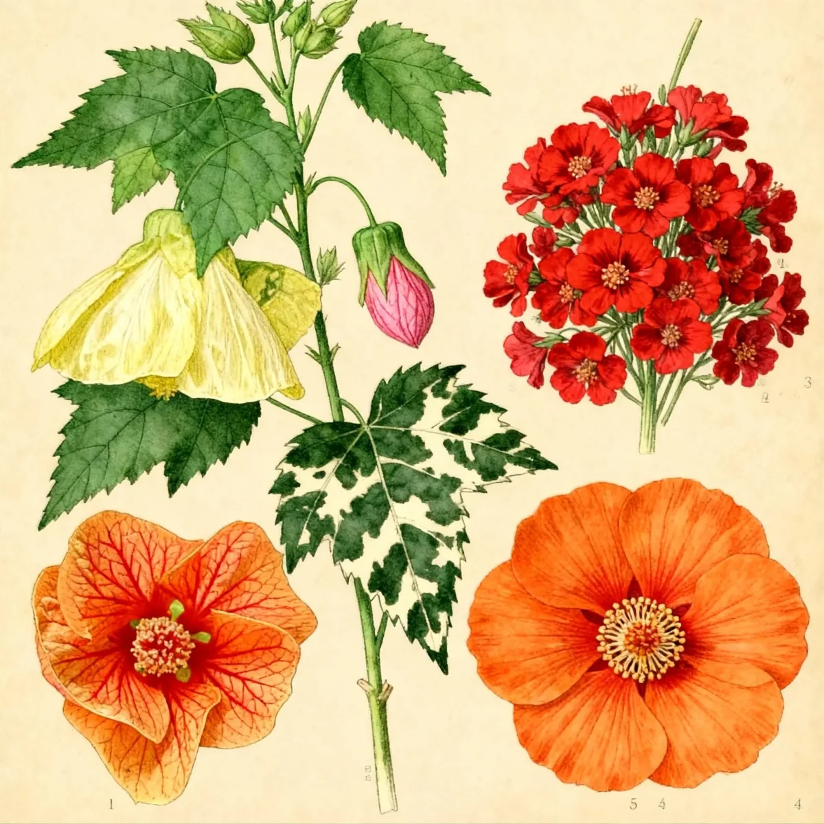 Flowering-maple (Abutilon × hybridum)