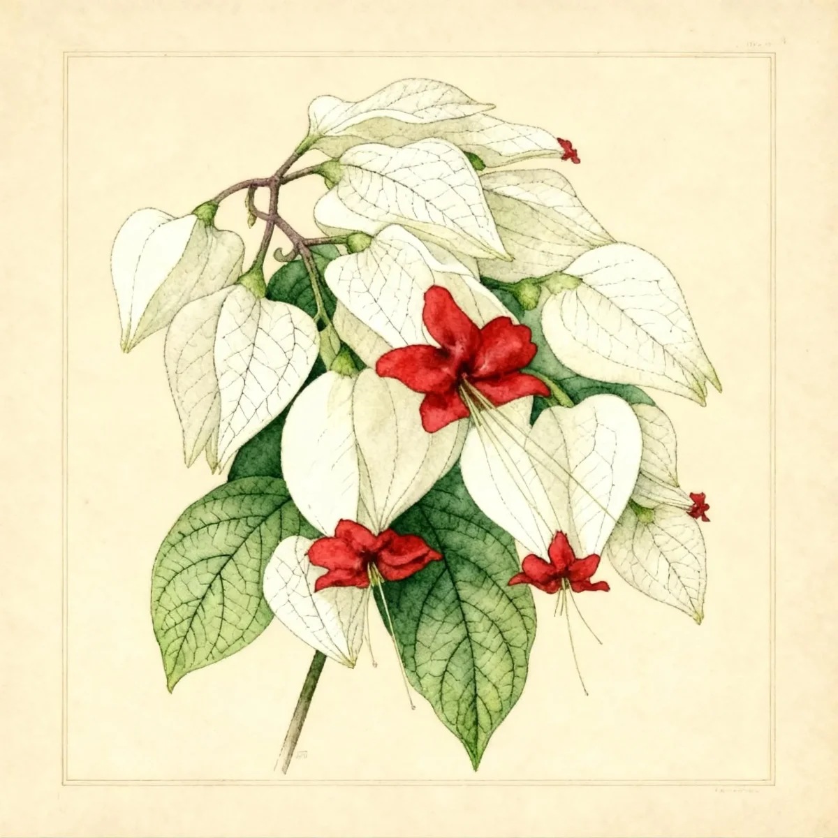 Bleeding heart (Clerodendrum thomsoniae)