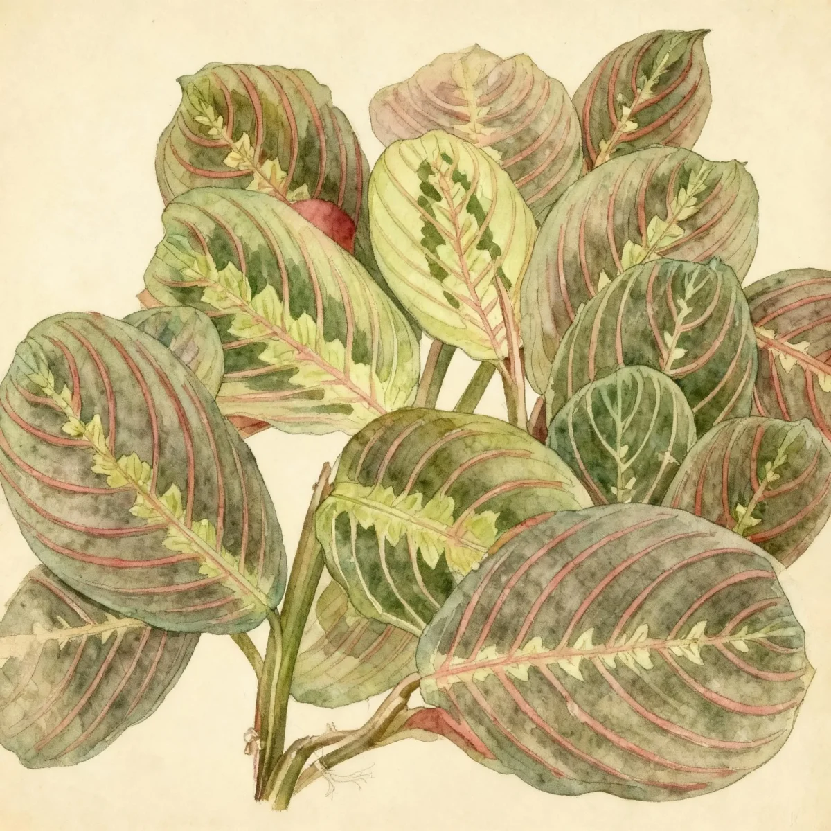 Prayer plant (Maranta leuconeura)