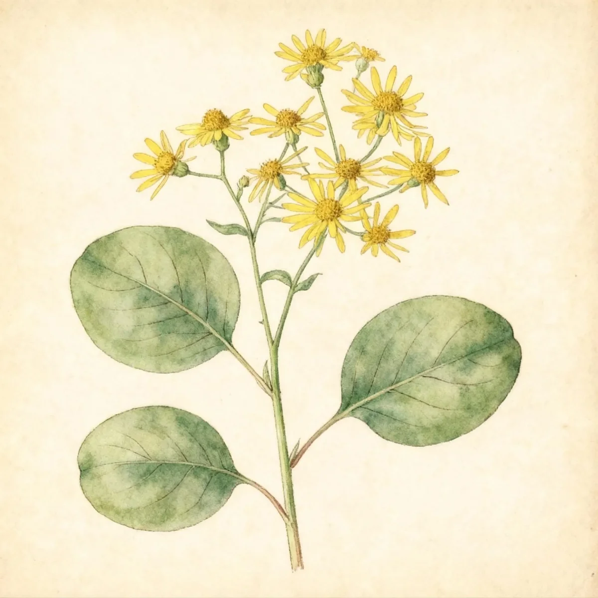 Round-leaved ragwort (Packera obovata)