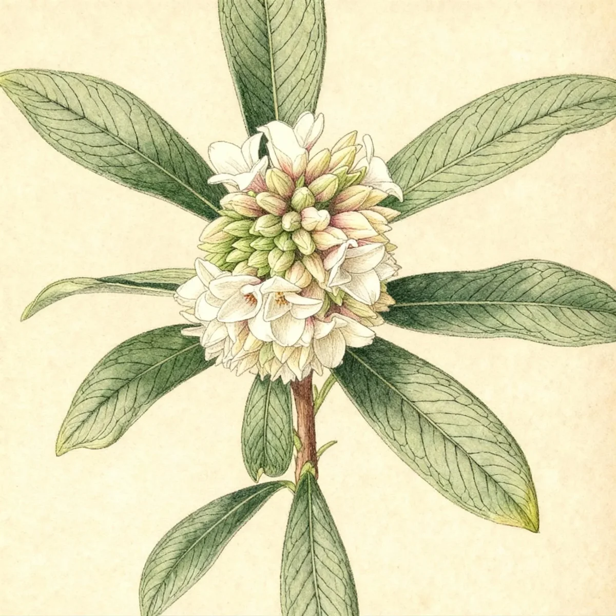 Winter daphne (Daphne odora)