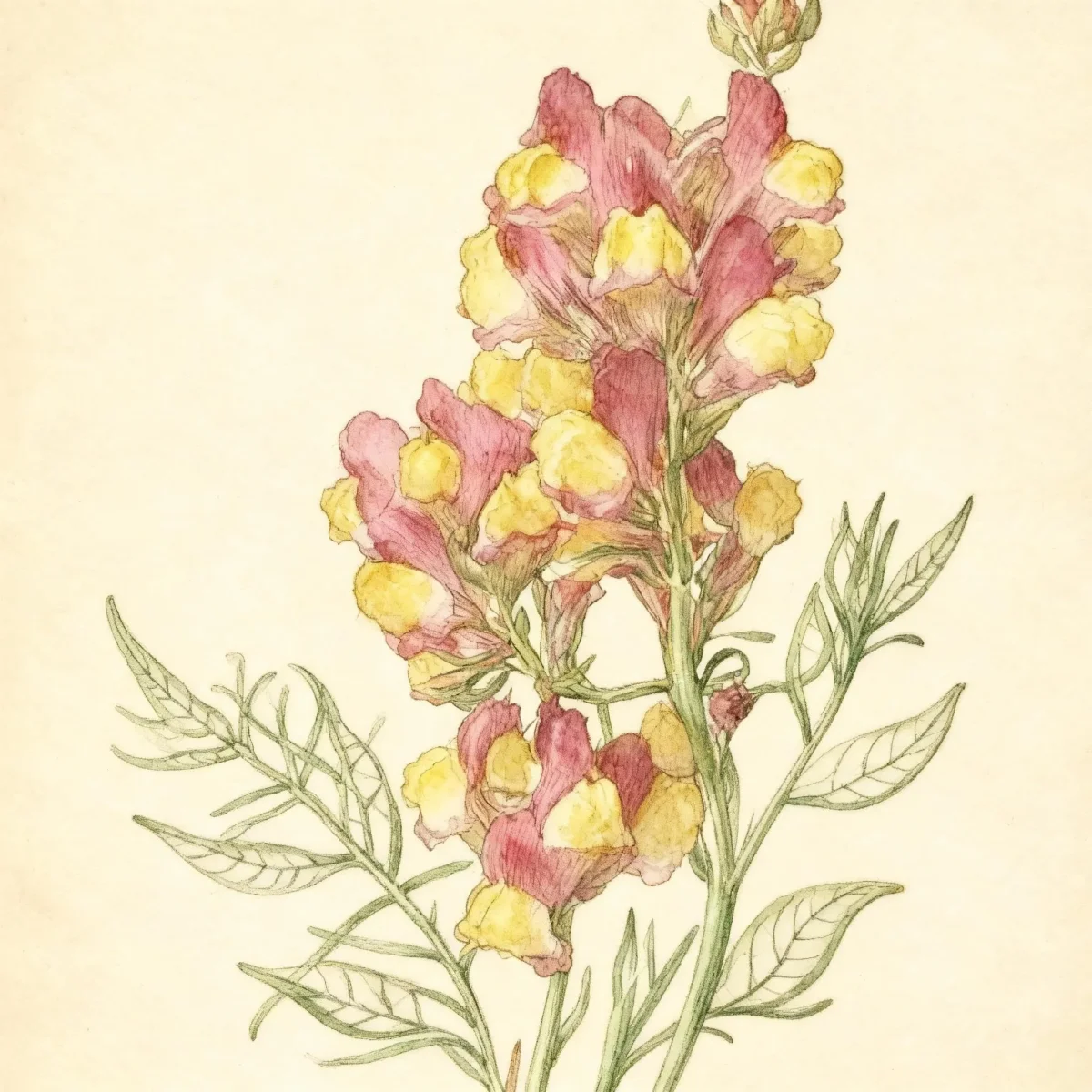 Purple-net toadflax (Linaria reticulata)