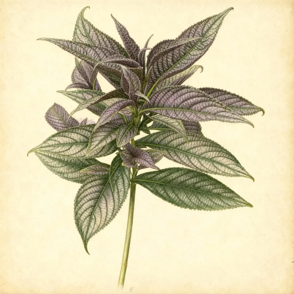 Persian shield (Strobilanthes dyerianus)