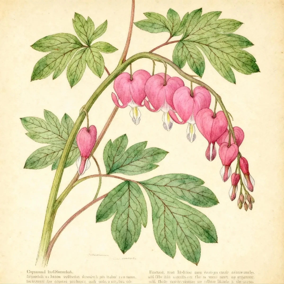 Bleeding heart (Lamprocapnos spectabilis)