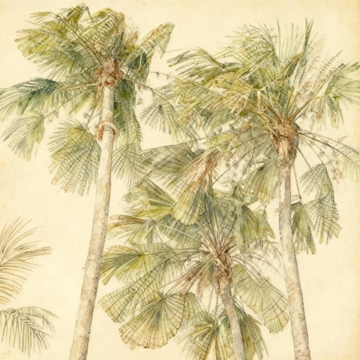 Fan palm (Livistona jenkinsiana)
