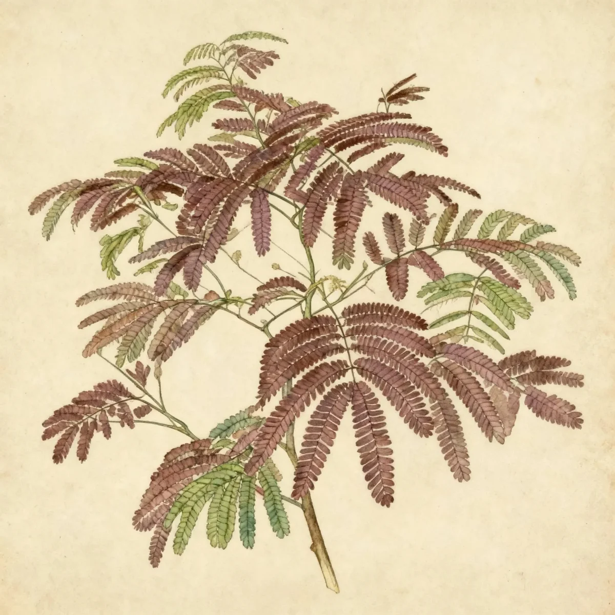 Mimosa (Albizia julibrissin 'Summer Chocolate')