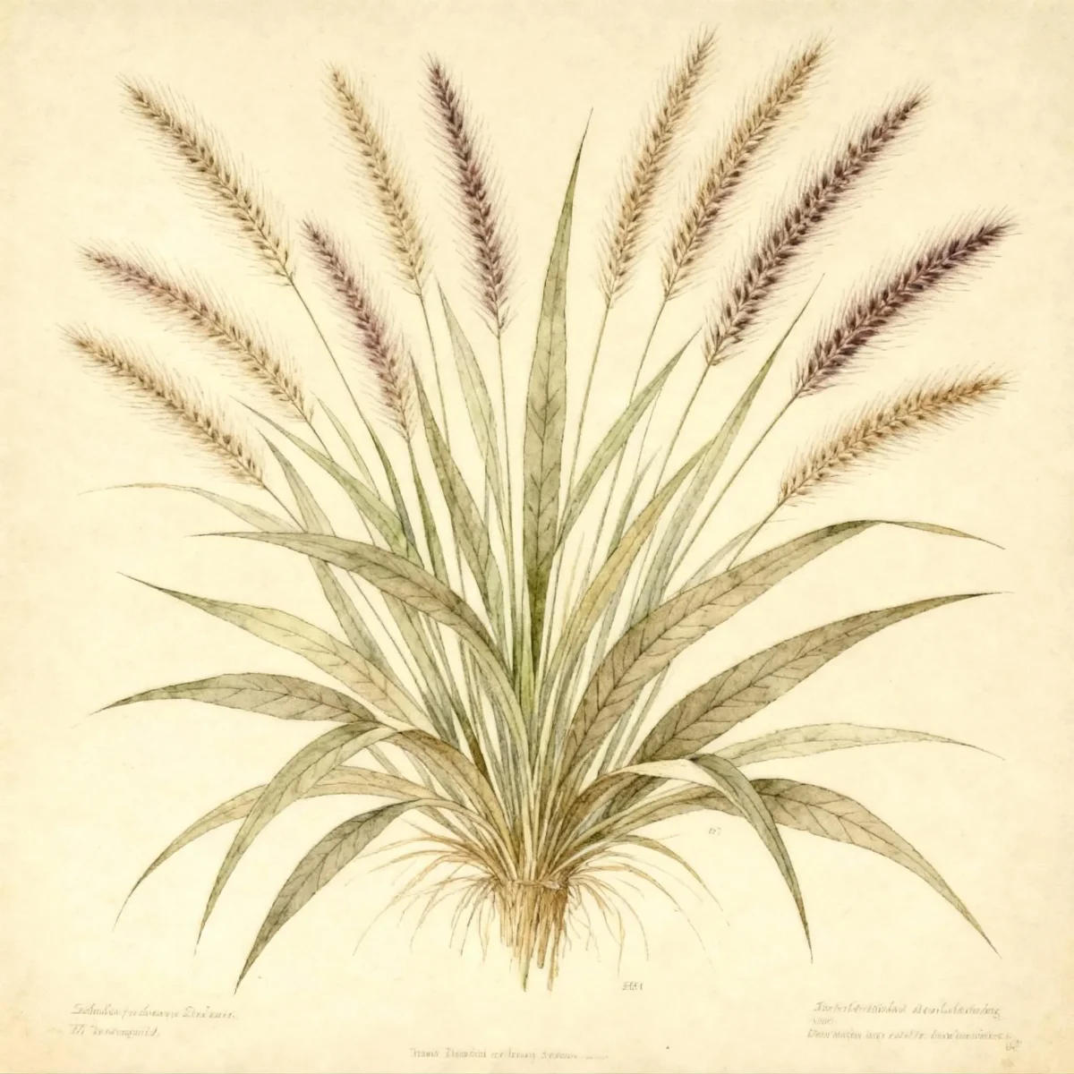 Fountain grass (Pennisetum 'First Knight')
