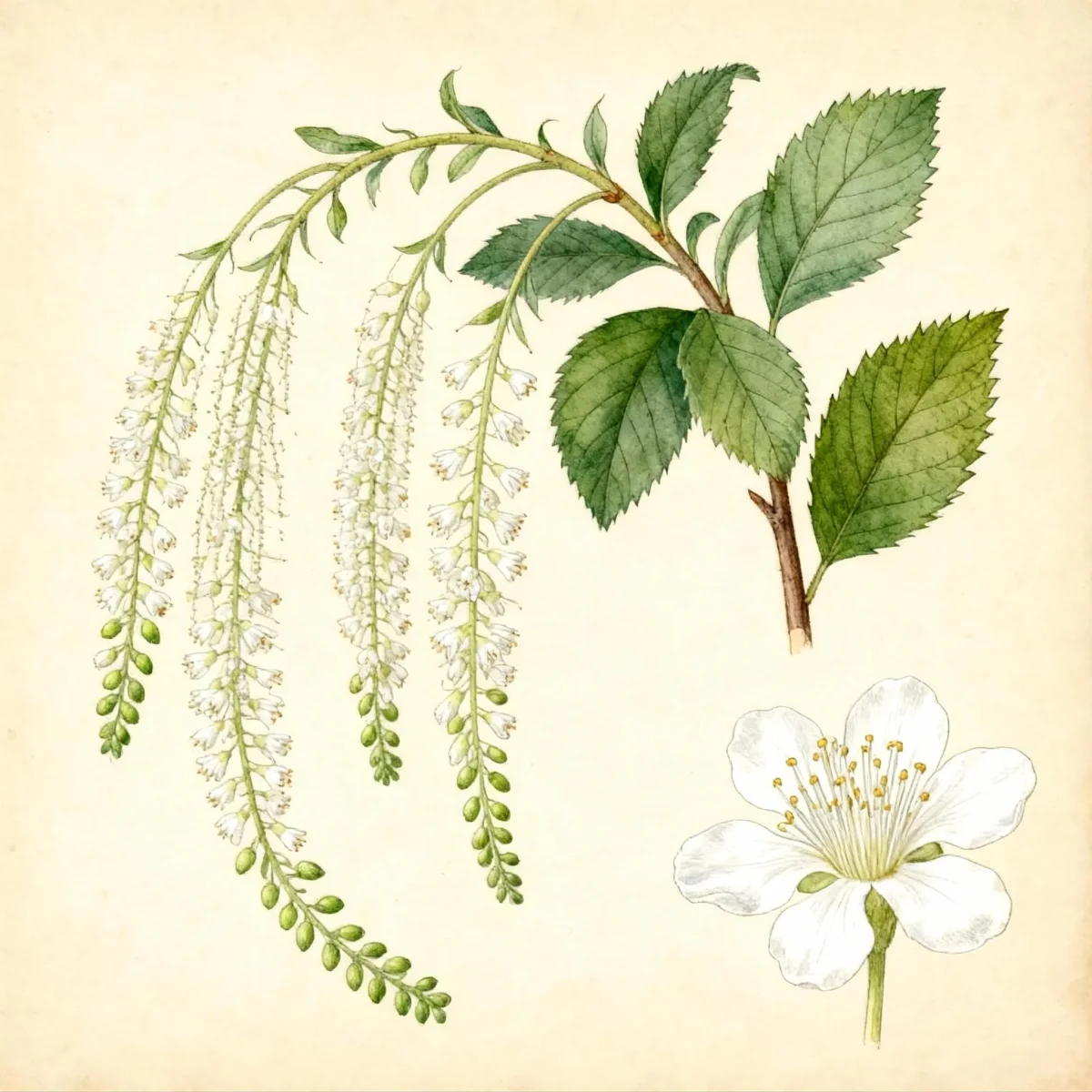 Woolly white alder