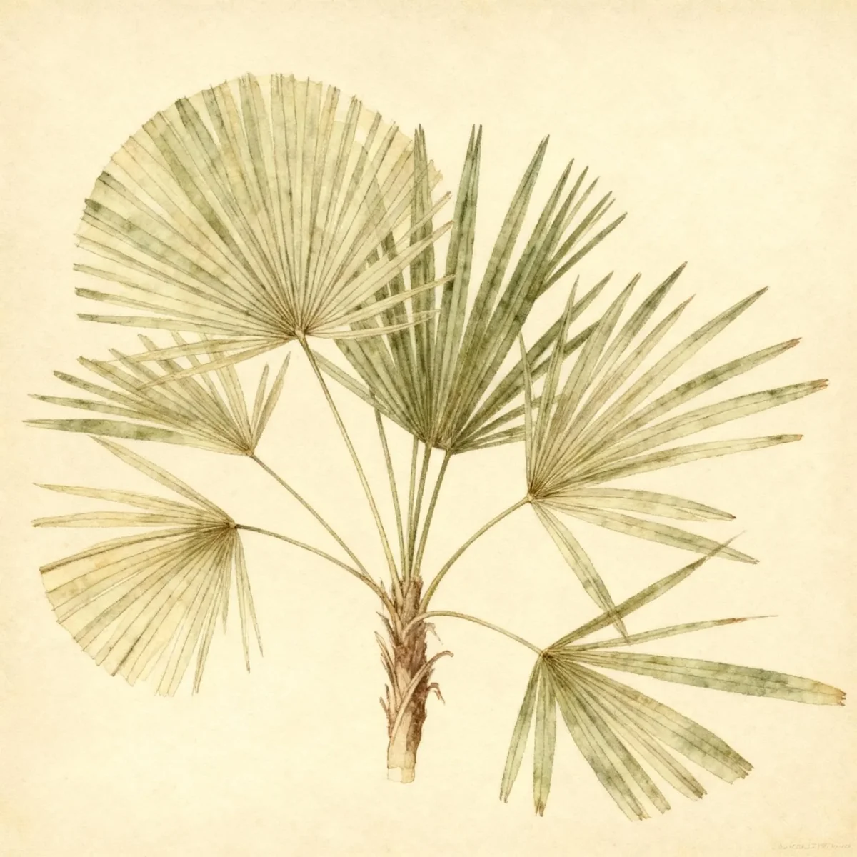 Windmill palm (Trachycarpus wagnerianus)