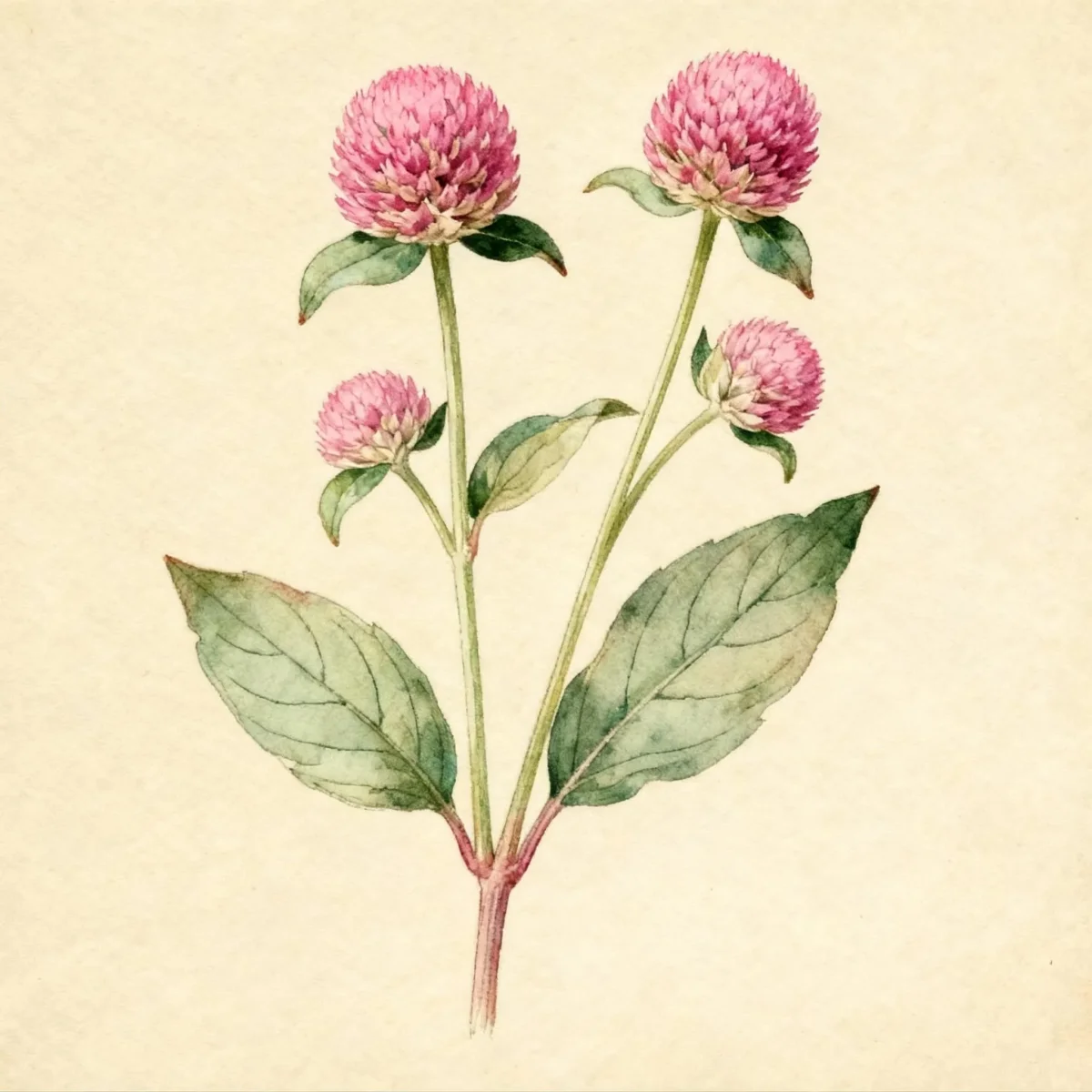 Globe amaranth (Gomphrena FOREST PINK)