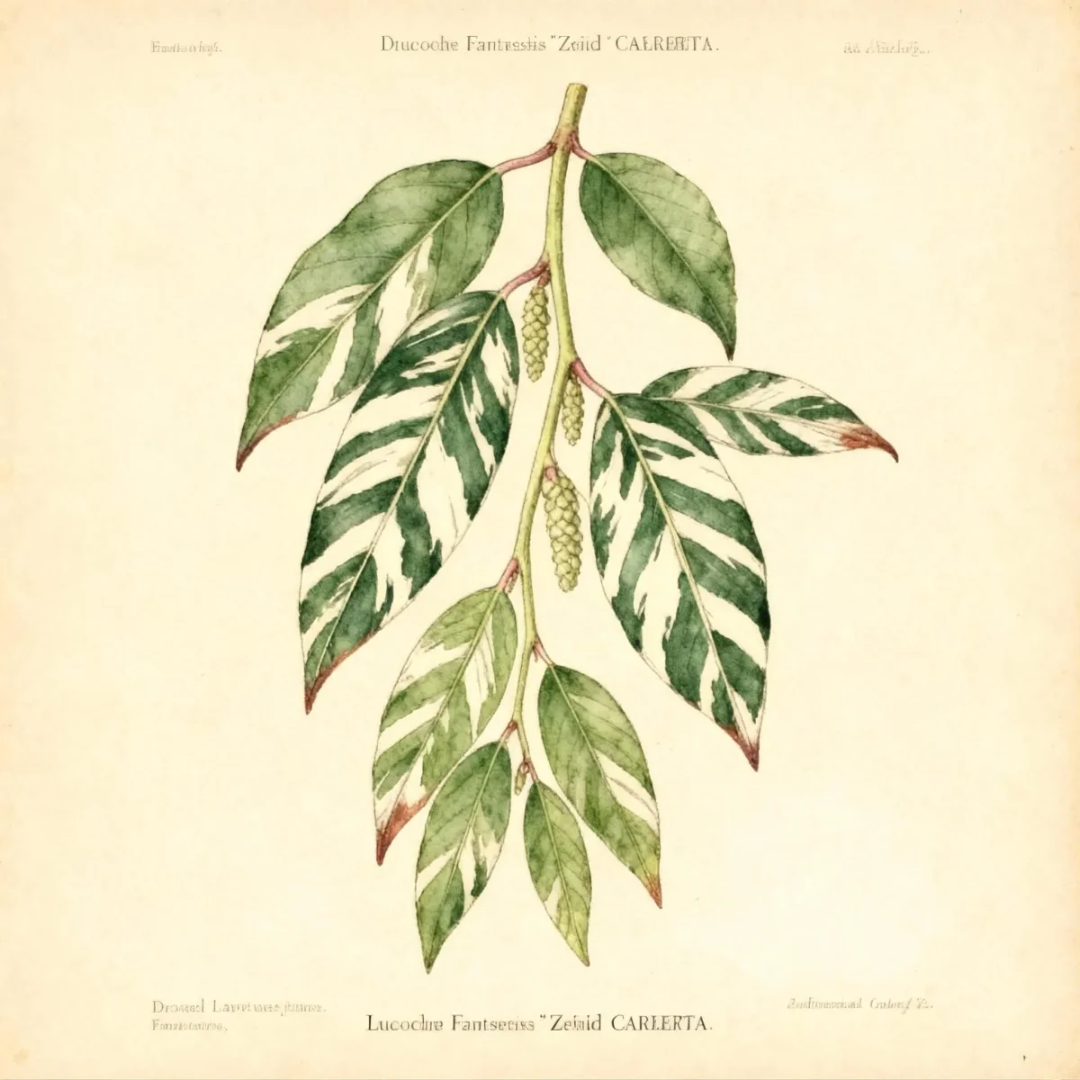 Drooping laurel (Leucothoe fontanesiana 'Zeblid' SCARLETTA)