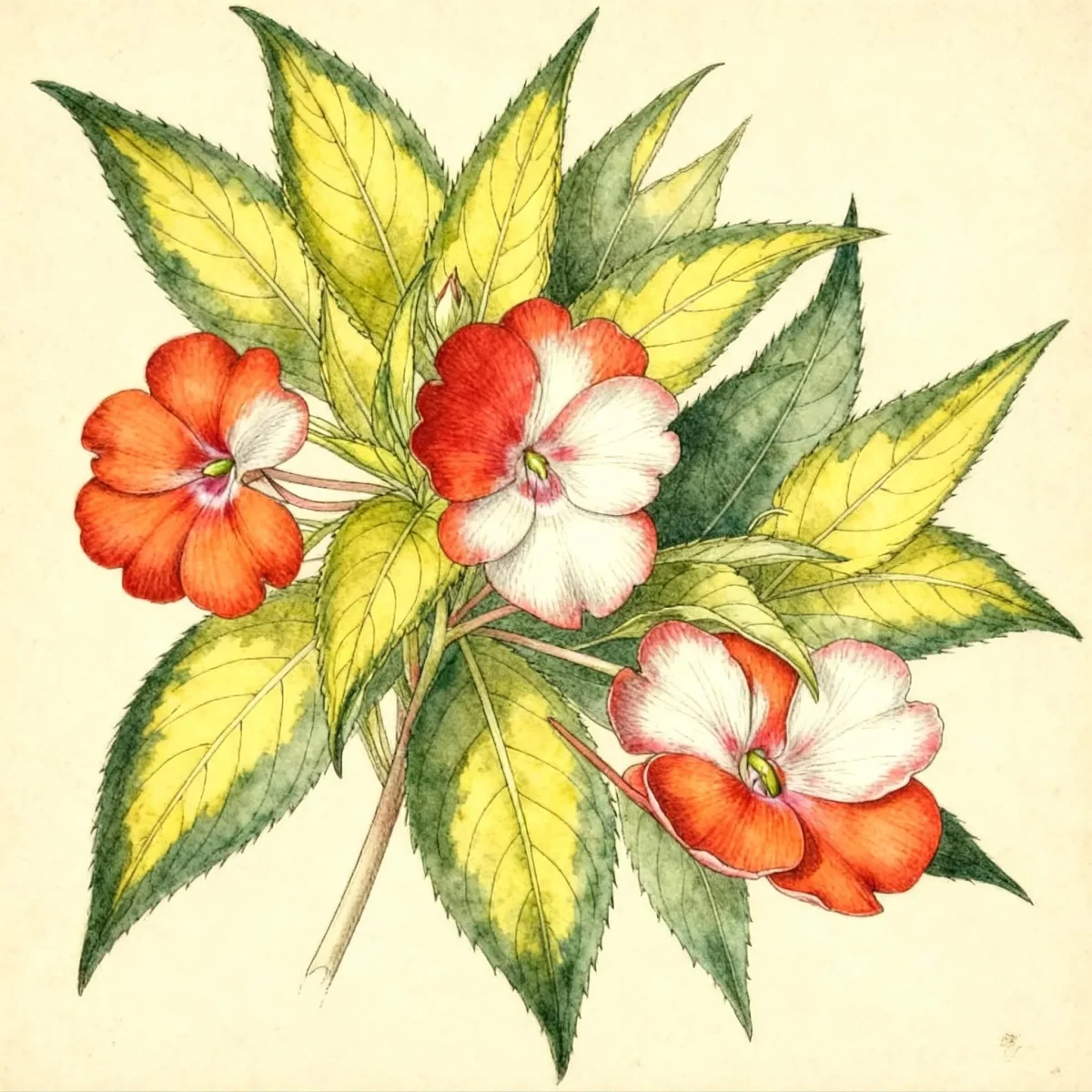 New Guinea impatiens (Impatiens SUNPATIENS SERIES)