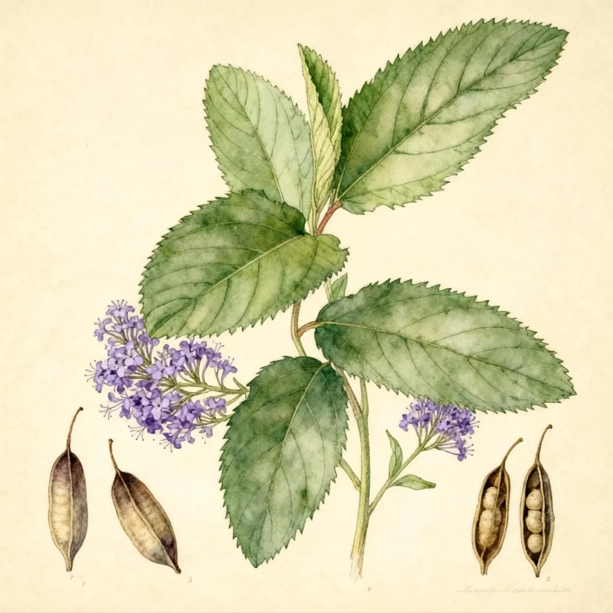 California lilac (Ceanothus × delileanus 'Gloire de Versailles')