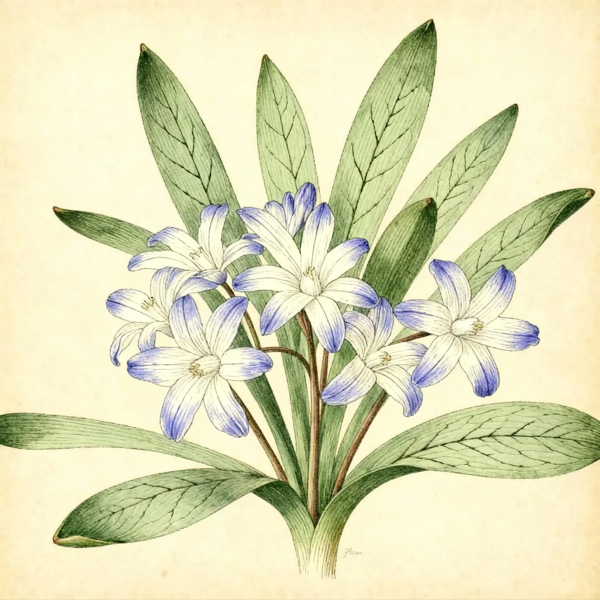 Glory of the snow (Chionodoxa forbesii 'Blue Giant')