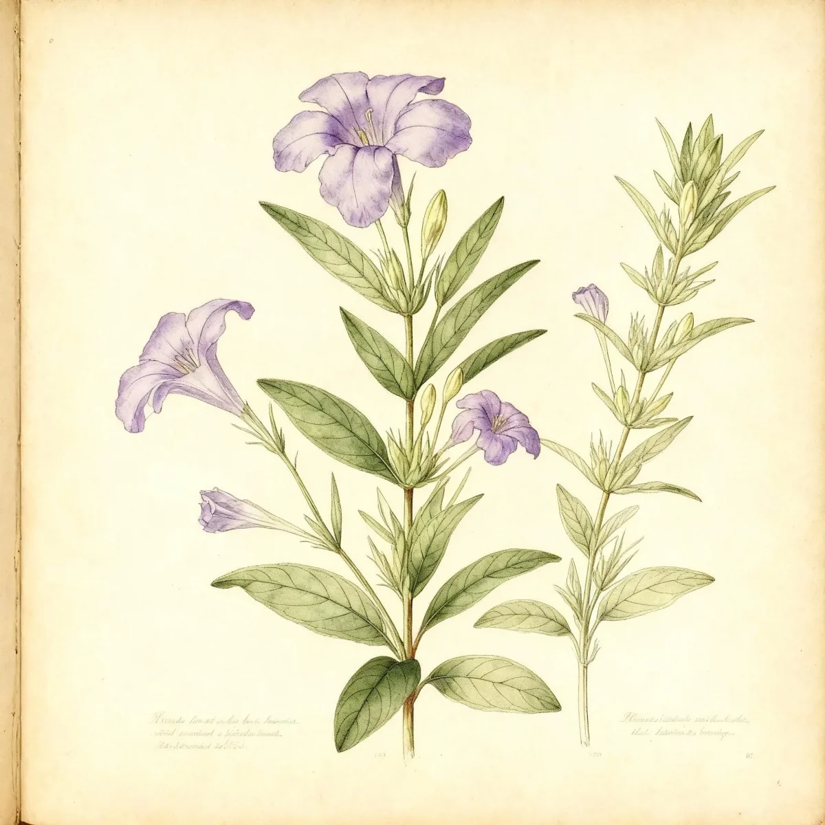 Ruellia (Ruellia geminiflora)