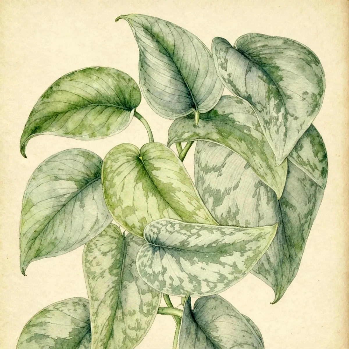 Satin potho (Scindapsus pictus 'Argyraeus')