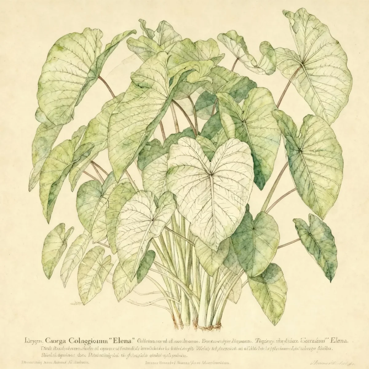 Taro (Colocasia esculenta 'Elena')