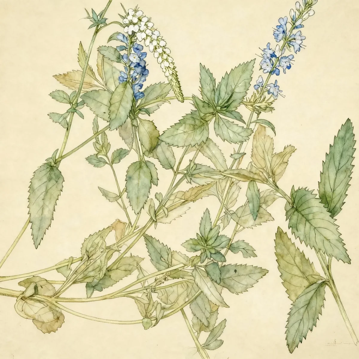 Long leaf speedwell (Veronica longifolia)