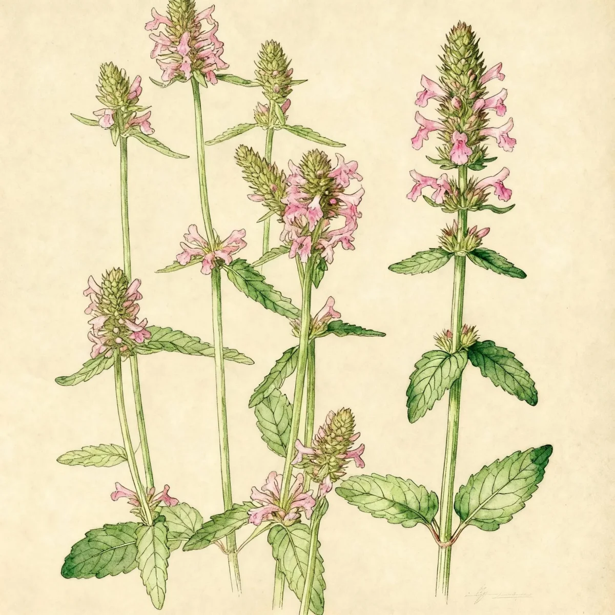 Betony (Stachys officinalis 'Pink Cotton Candy')