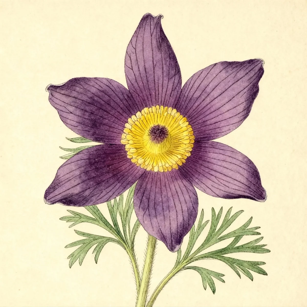Pasque flower (Pulsatilla halleri subsp. taurica)