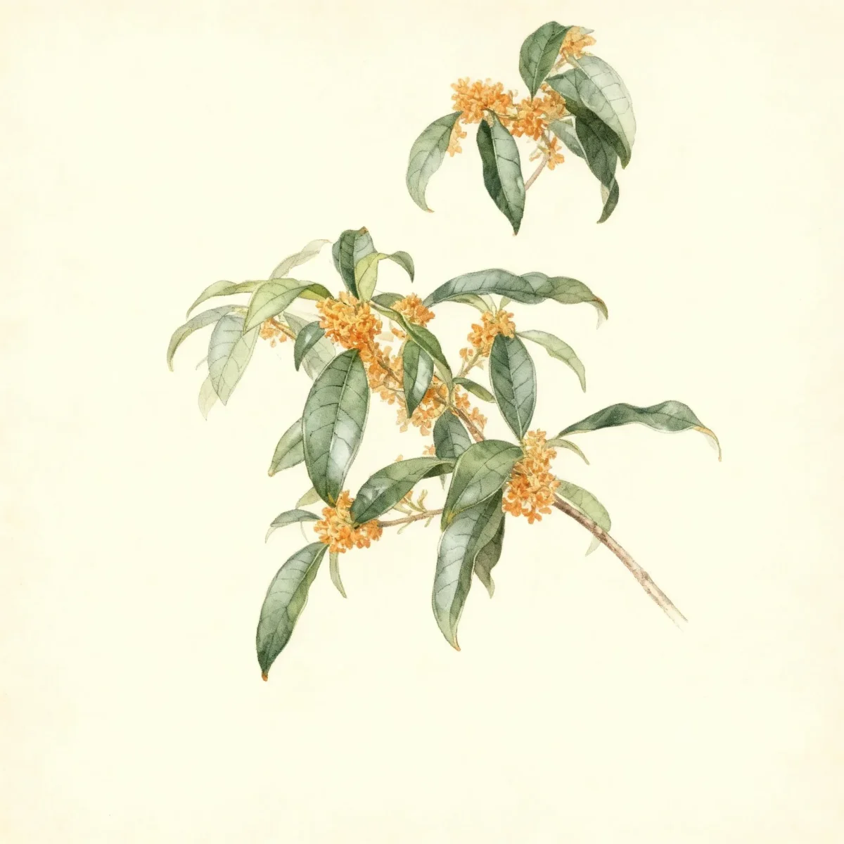 Fragrant tea olive (Osmanthus fragrans f. aurantiacus 'Orange Supreme')