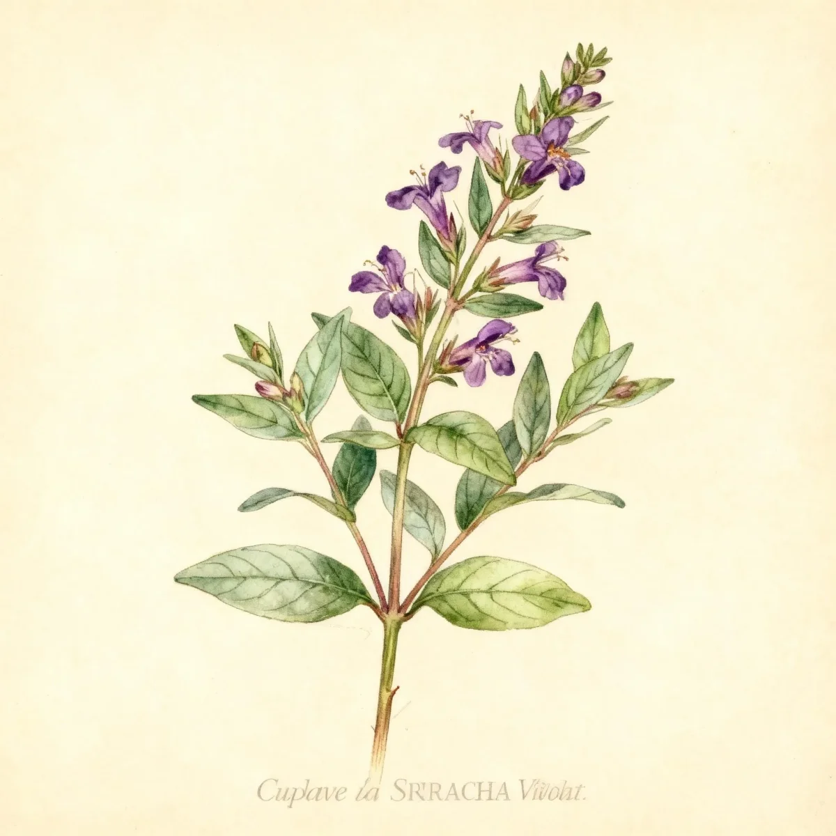 Cuphea (Cuphea llavea SRIRACHA VIOLET)