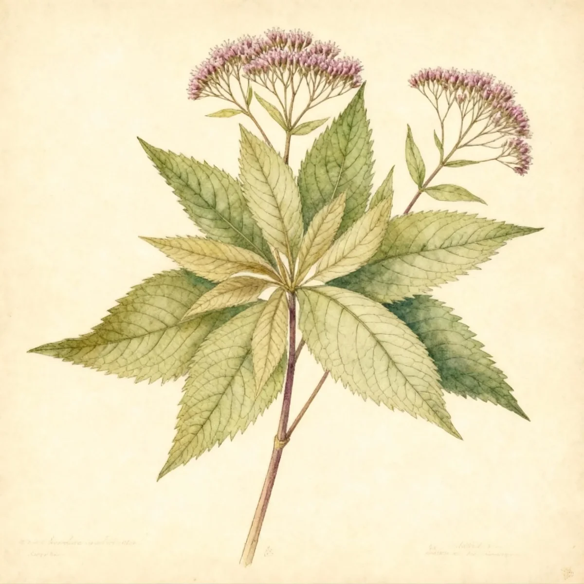 Joe Pye weed (Eutrochium dubium 'Little Joe')