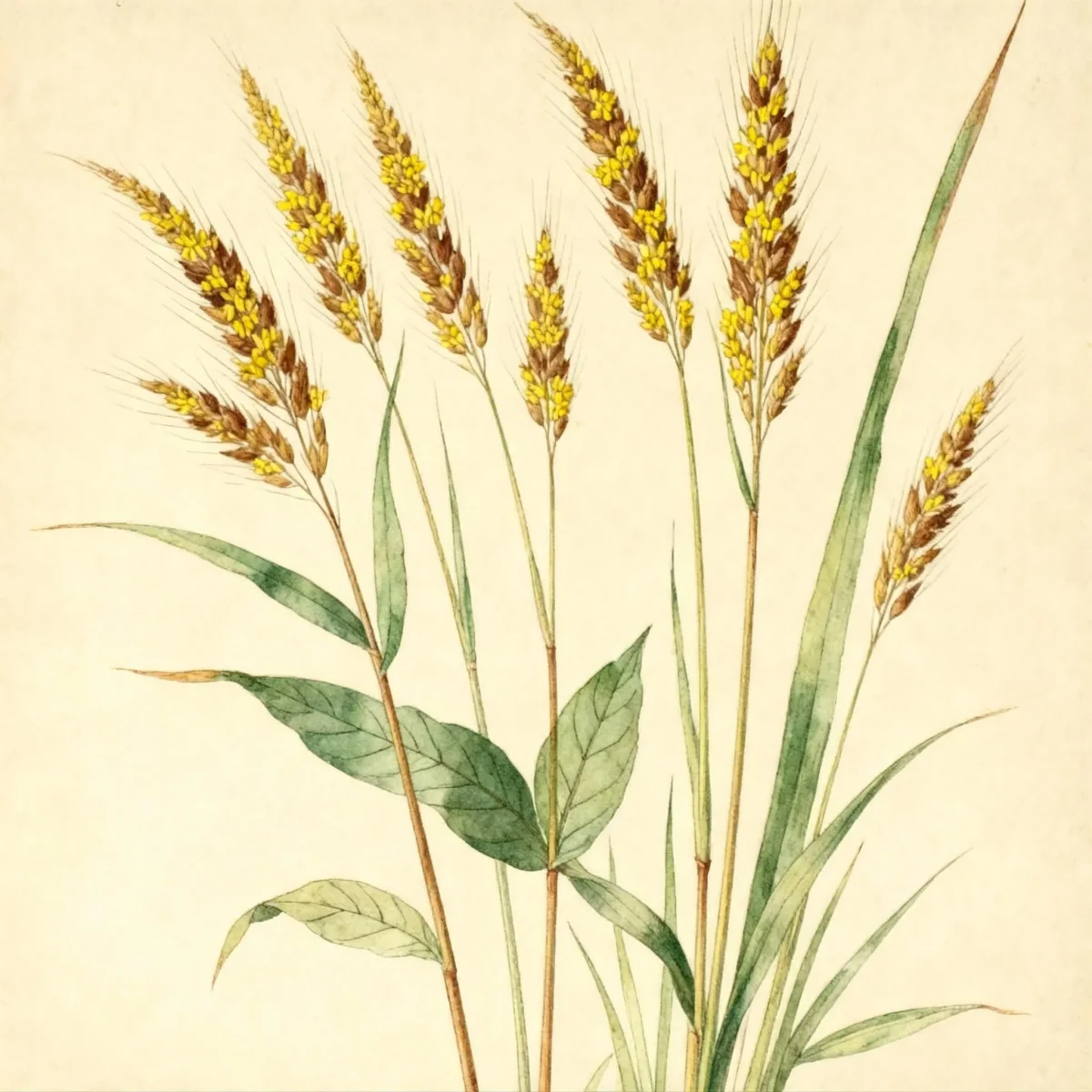 Indian grass (Sorghastrum nutans 'St. Louis')