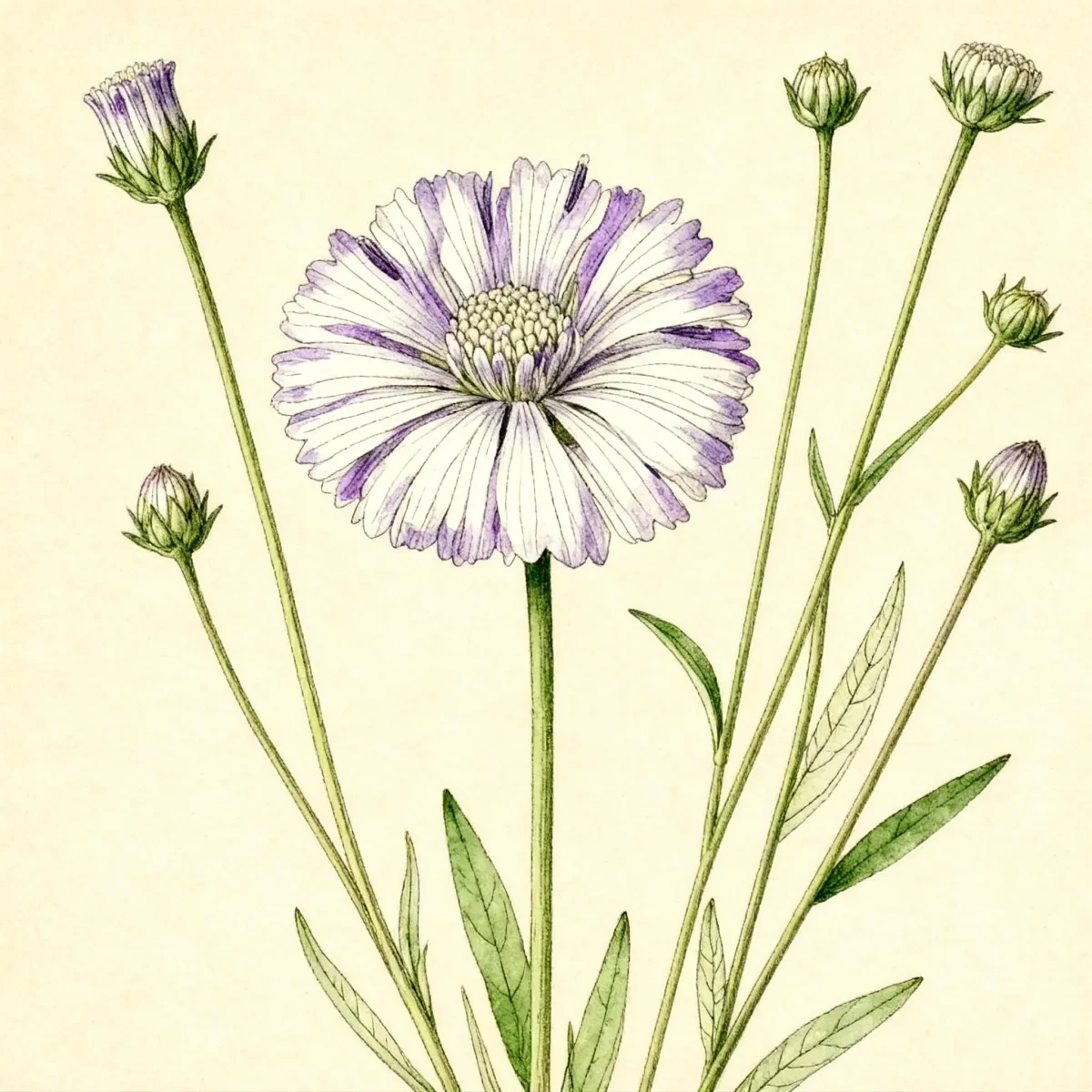 Mohr's Barbara's-buttons (Marshallia mohrii)