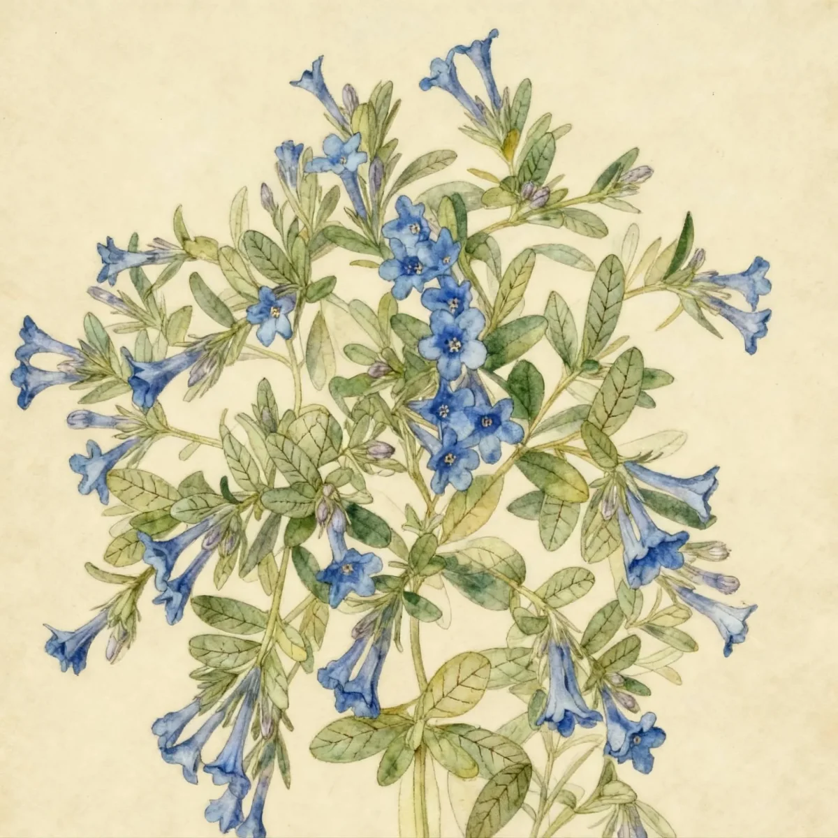 Olive-leaved gromwell (Lithodora oleifolia)