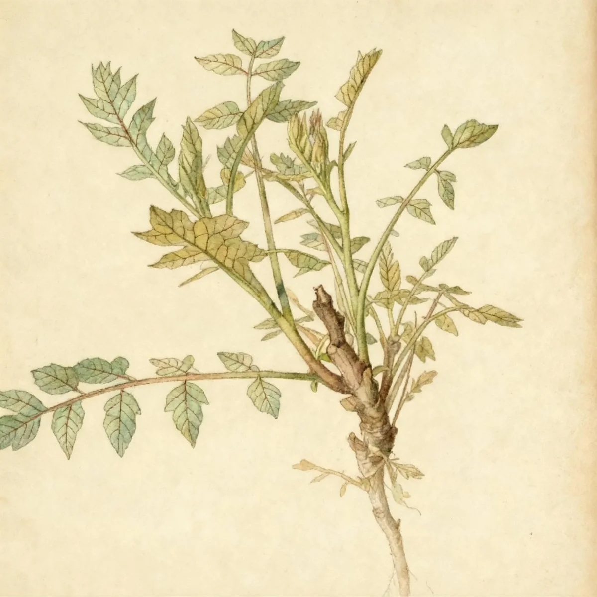 Golden rain tree (Koelreuteria paniculata 'Woodlanders Low Form')