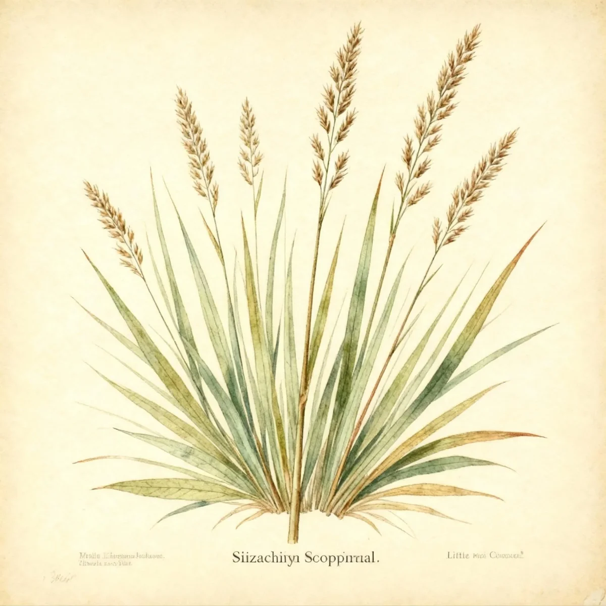 Little bluestem (Schizachyrium scoparium 'Carousel')