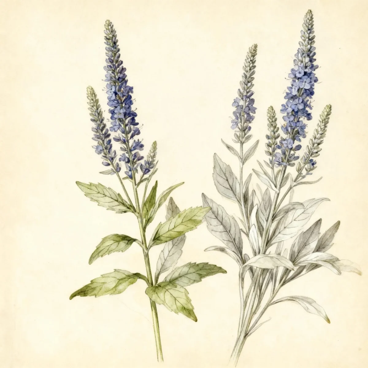 Silver speedwell (Veronica spicata subsp. incana 'Pure Silver')