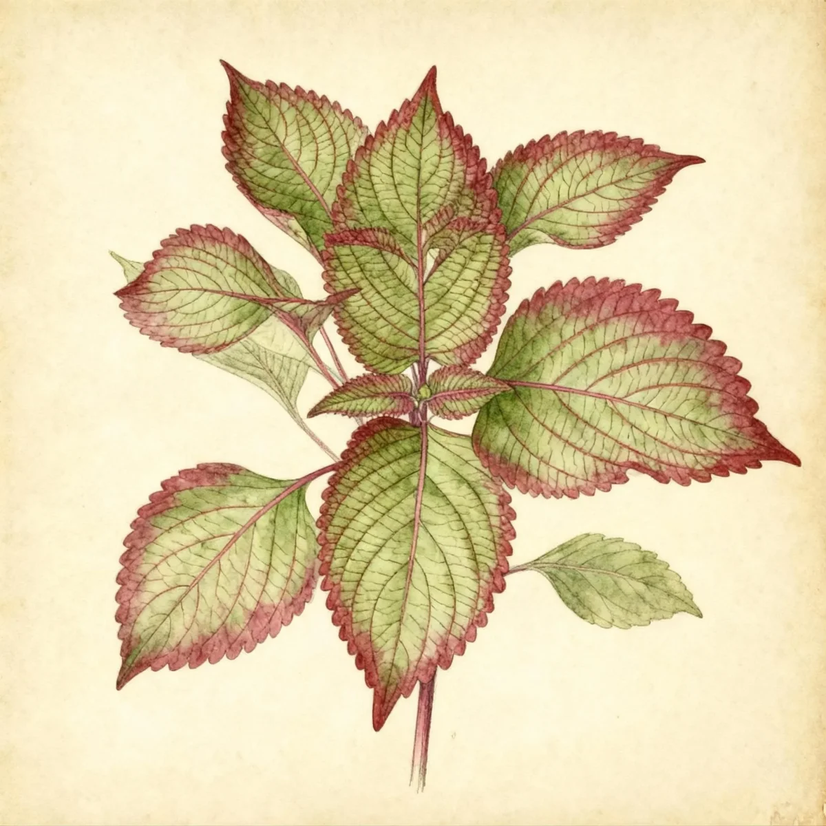 Coleus (Plectranthus 'Uf0646' REDHEAD)