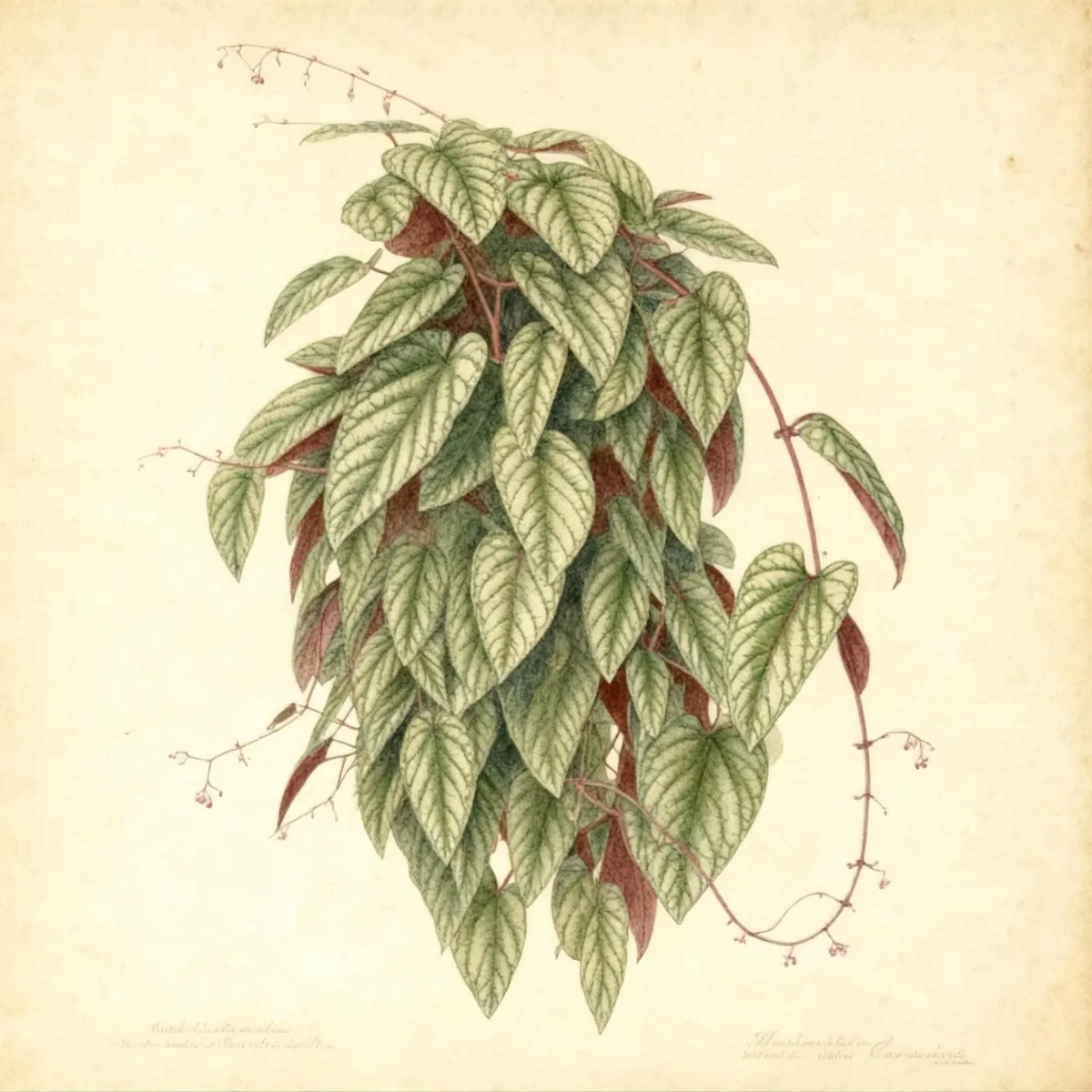 Rex begonia vine (Cissus javana)