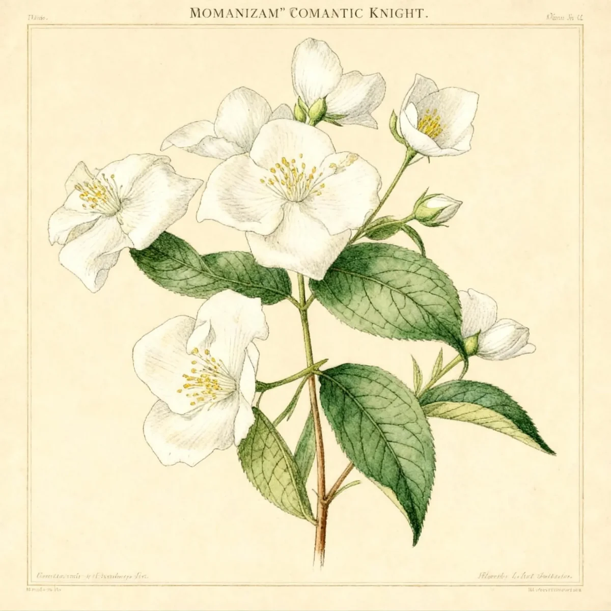 Mock orange (Philadelphus coronarius 'Romanizam' ROMANTIC KNIGHT)