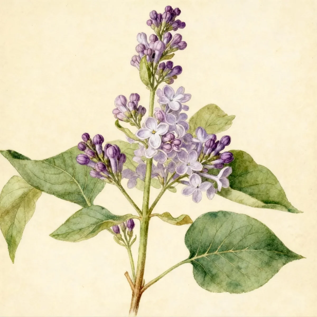 Common lilac (Syringa vulgaris 'Président Grévy')