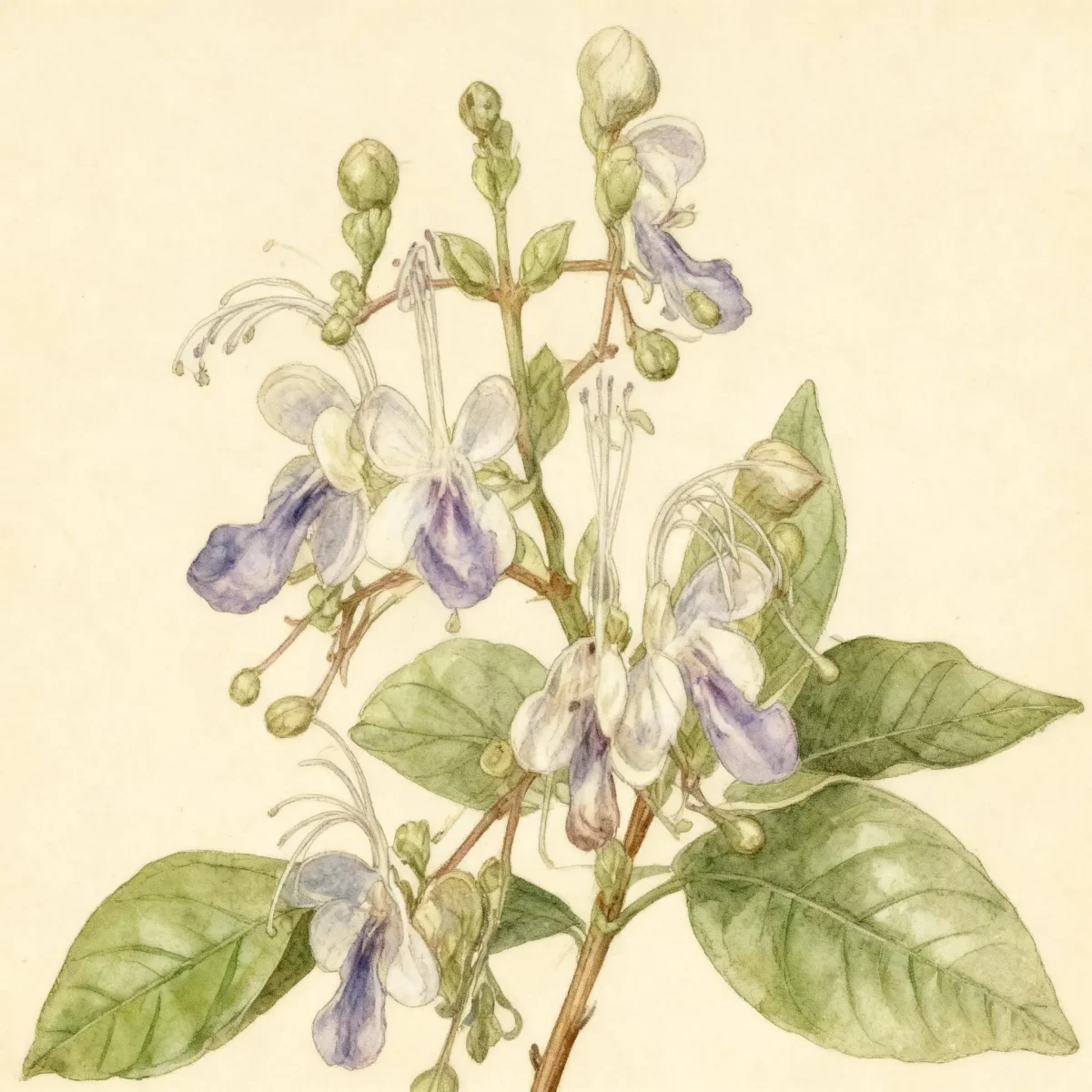 Butterfly bush (Rotheca myricoides 'Ugandense')