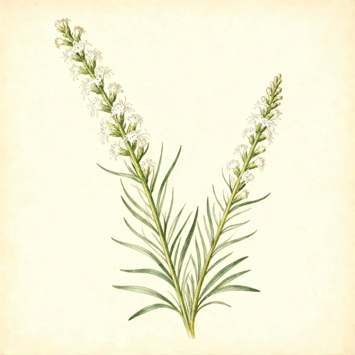 Blazing star (Liatris spicata 'Floristan White')