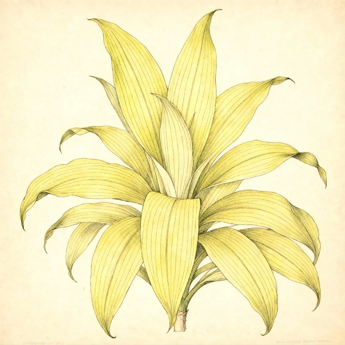 Striped dracaena (Dracaena fragrans (Deremensis Group) 'Limelight')