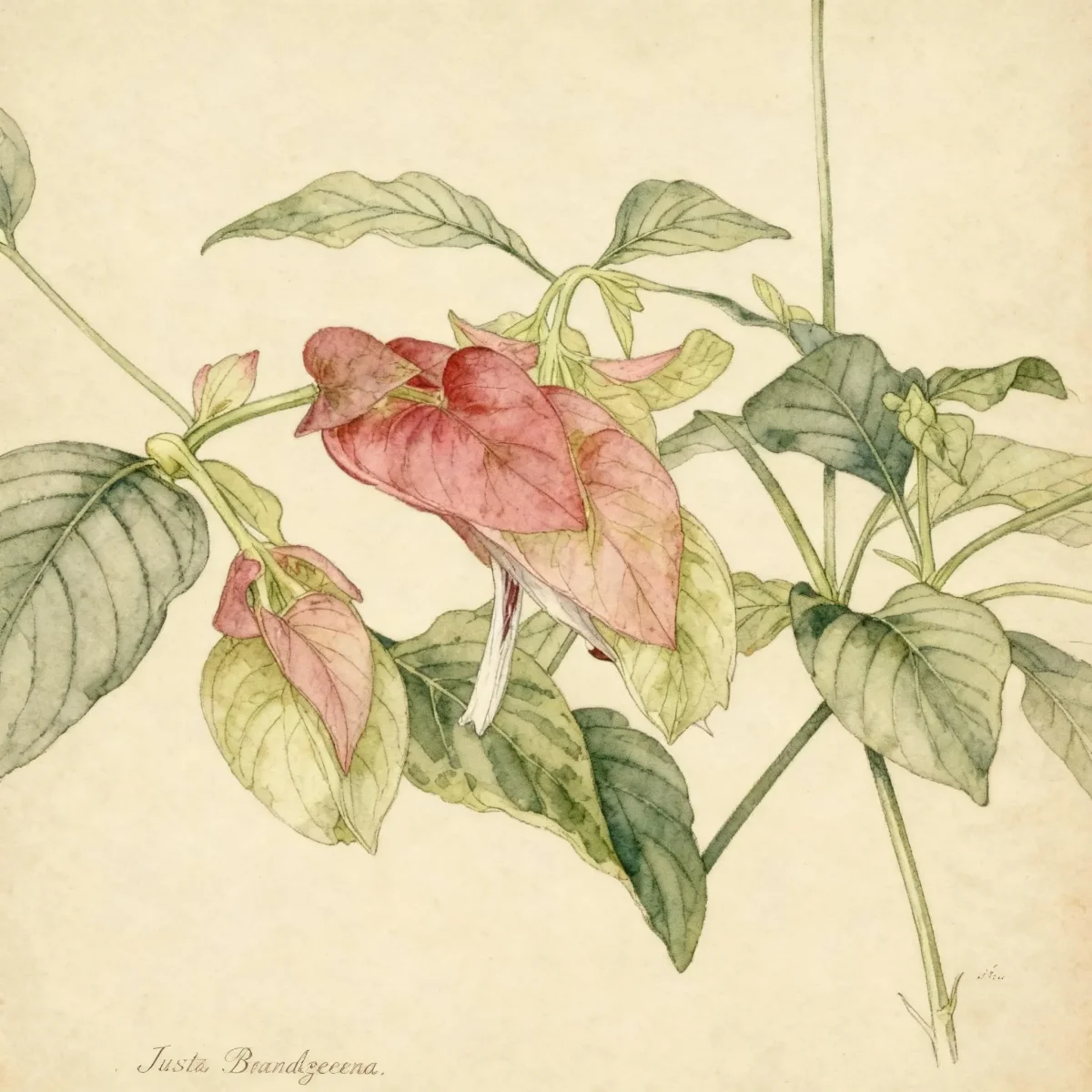 Shrimp plant (Justicia brandegeeana)