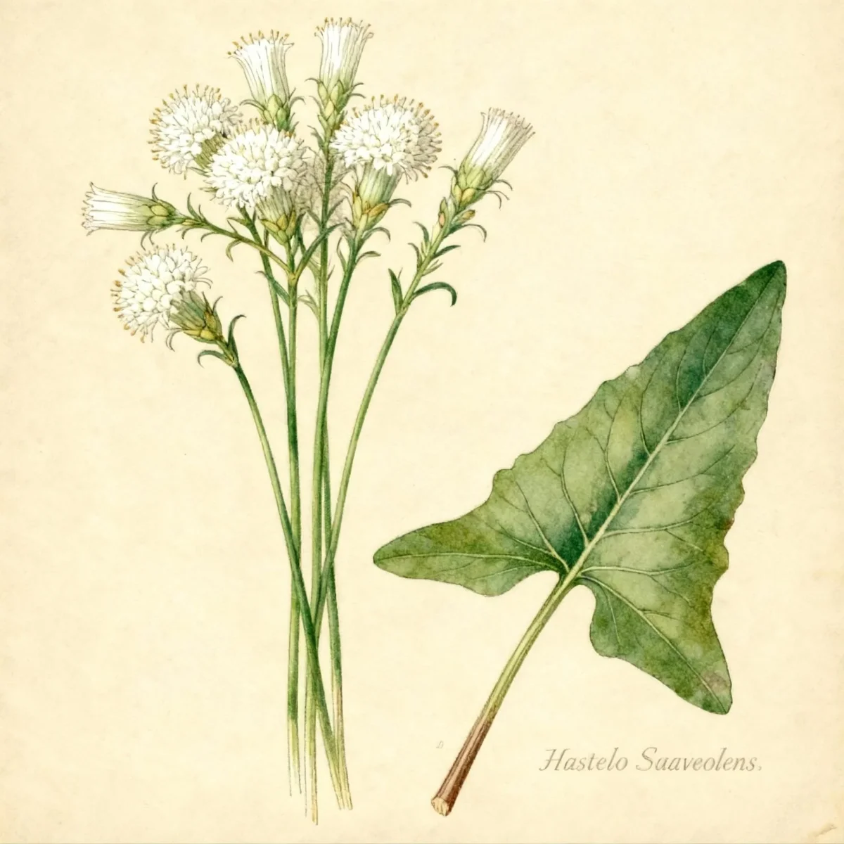 False Indian plantain (Hasteola suaveolens)