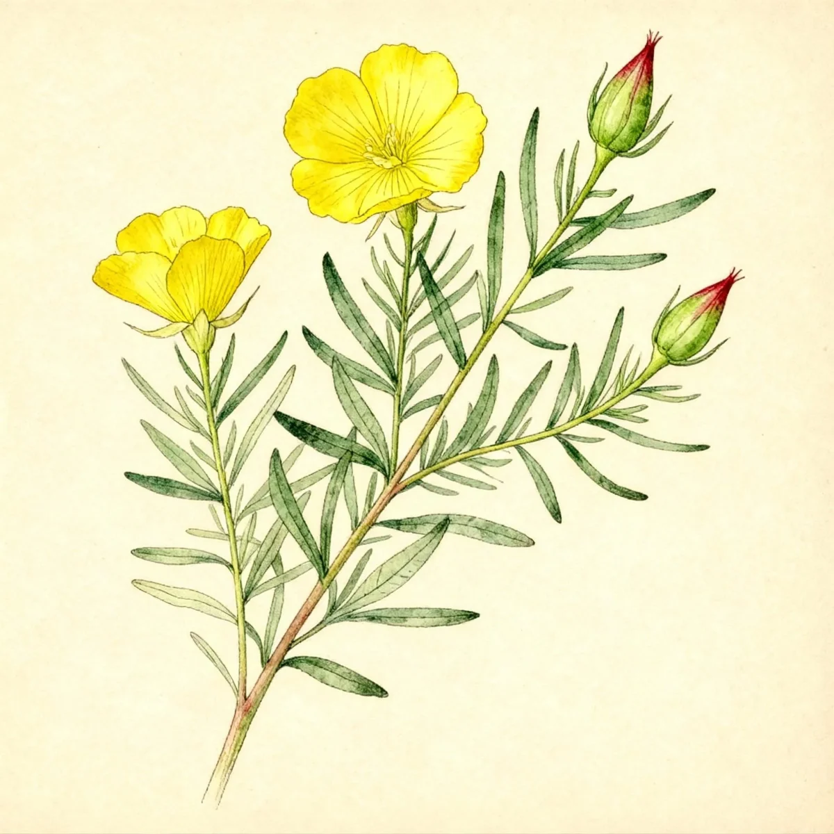 Yellow sundrops (Oenothera serrulata)