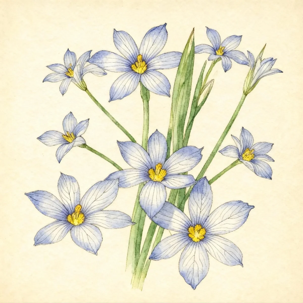 Blue-eyed grass (Sisyrinchium angustifolium SASSY GRASS)
