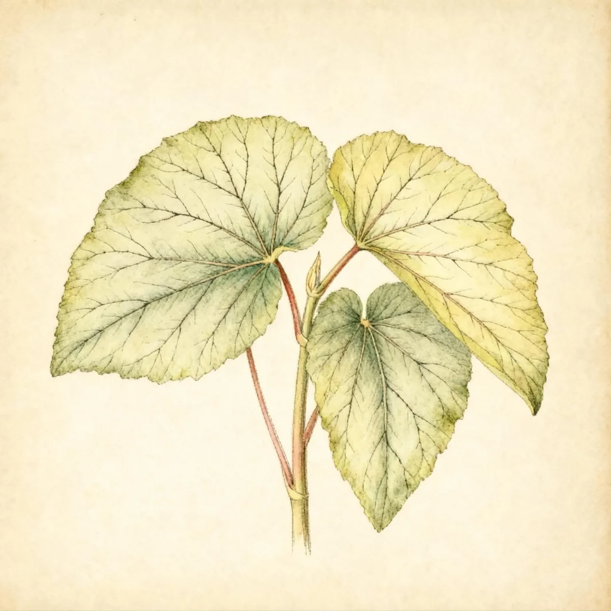 Begonia (Begonia 'Canary Wing')