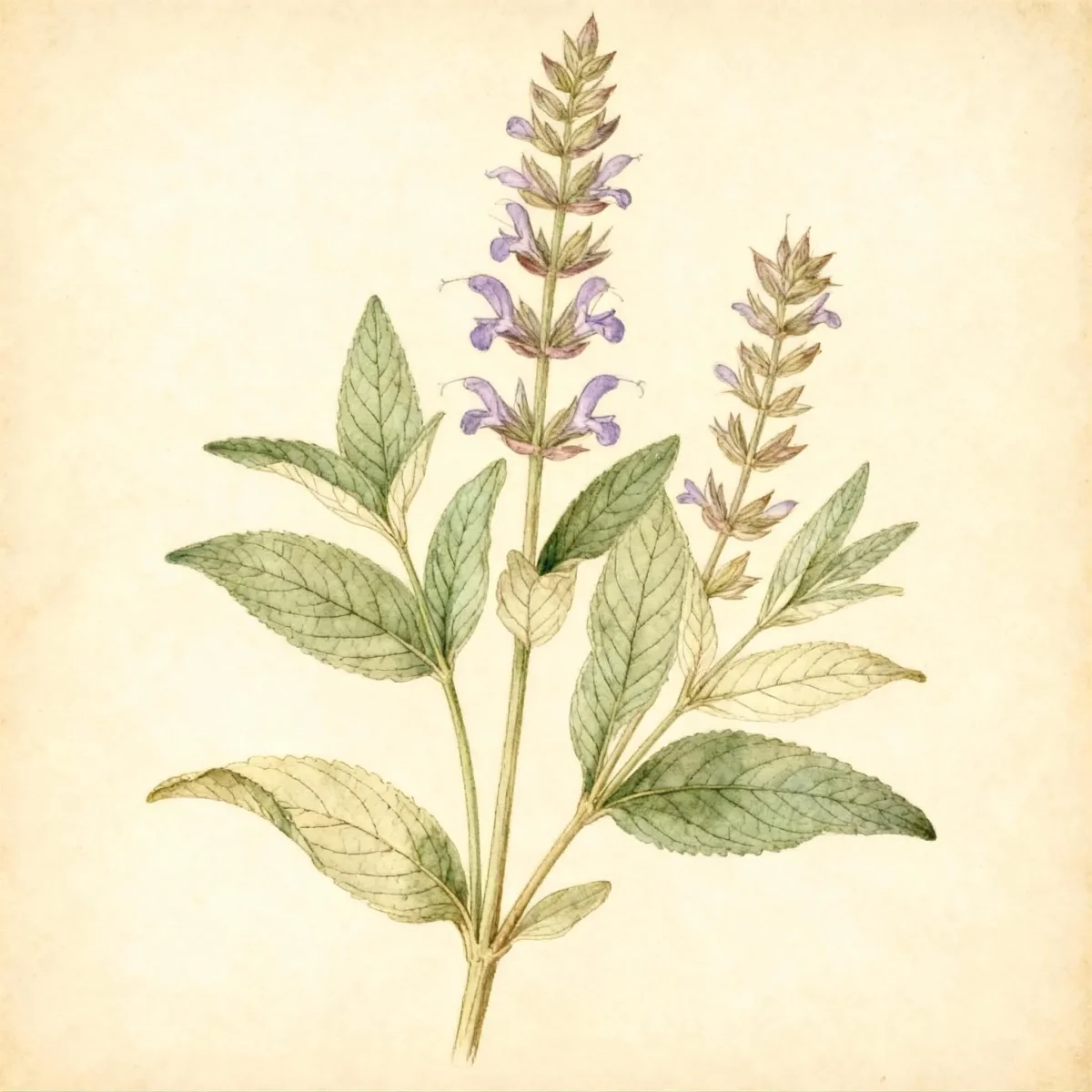 Meadow sage (Salvia nemorosa 'Wesuwe')