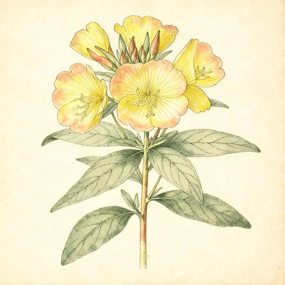 Sundrops (Oenothera fruticosa 'Summer Solstice')