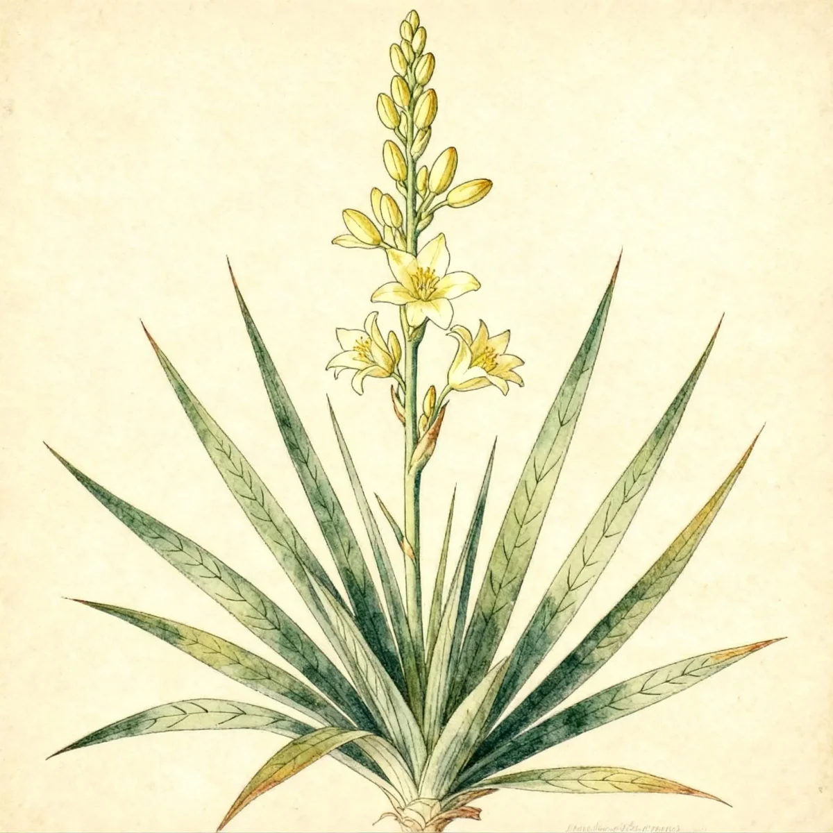 False yucca (Hesperaloe parviflora (yellow form))